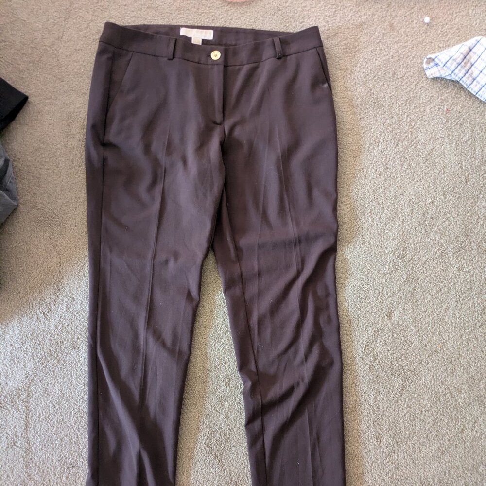 Michael Kors Brown Stratight Leg Pants
